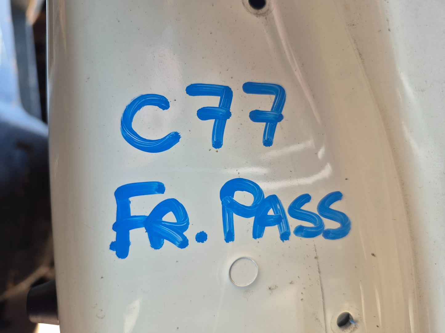 2012 Nissan Leaf Front Door Shell Passenger Right OEM