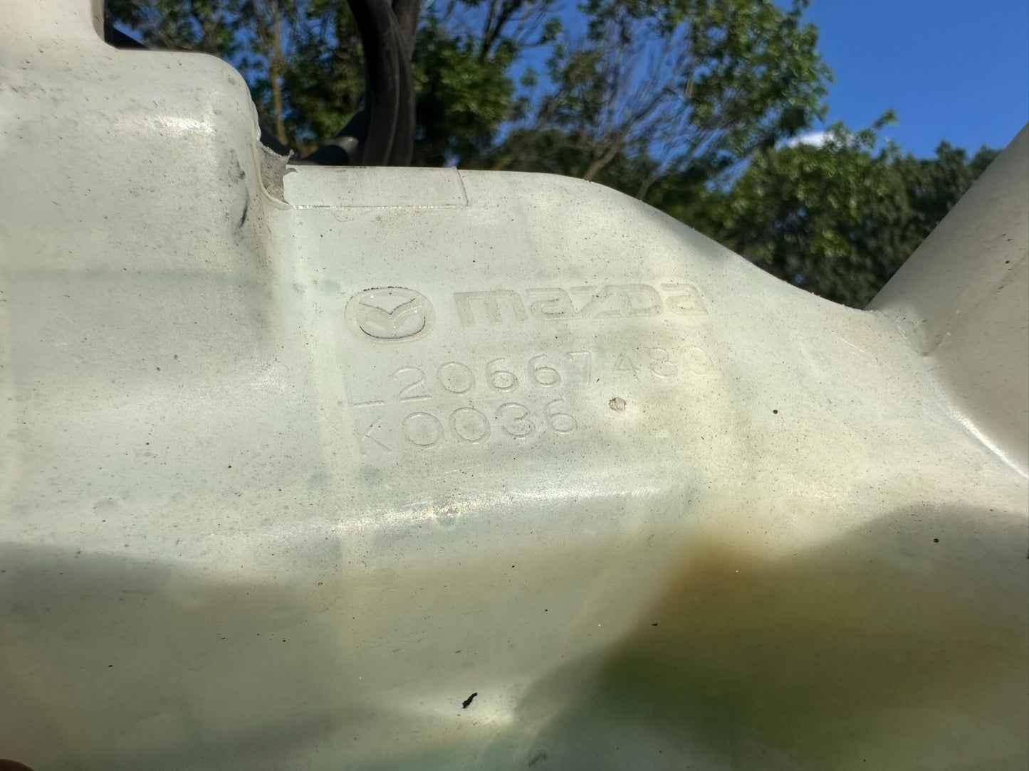 2009 Mazda Cx-7 Windshield Washer Tank Reservoir OEM