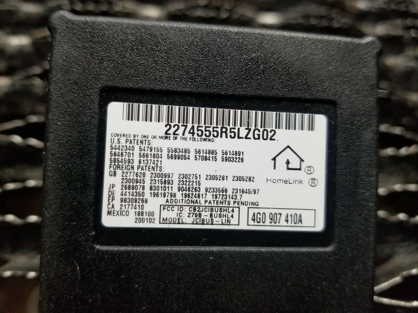 12 13 14 15 Audi A4 2.0l Homelink Garage Door Module 4g0907410a OEM
