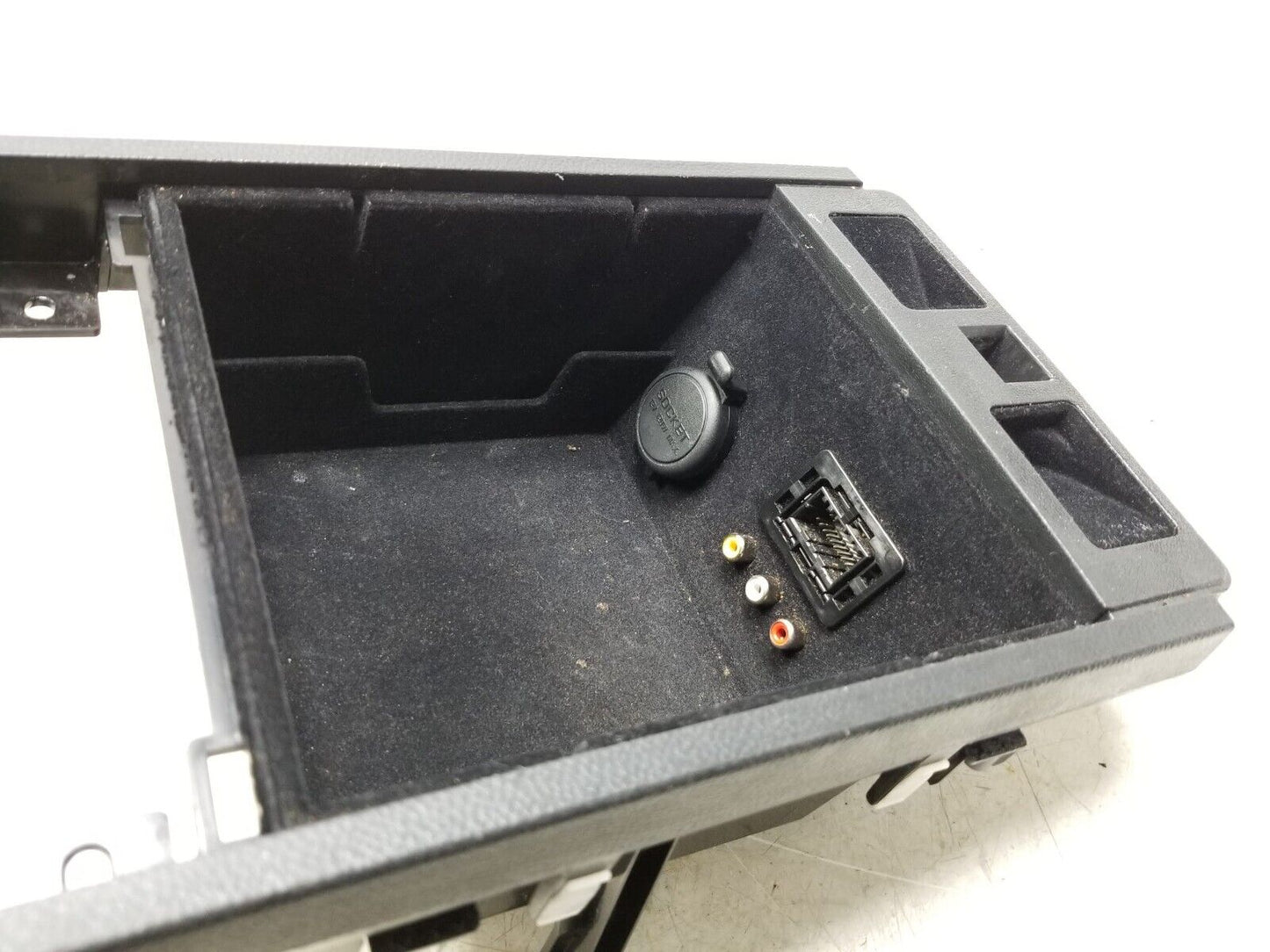 08-13 Infiniti G37 Center Console Cubby Storage Box 12v Aux Socket OEM *sedan*