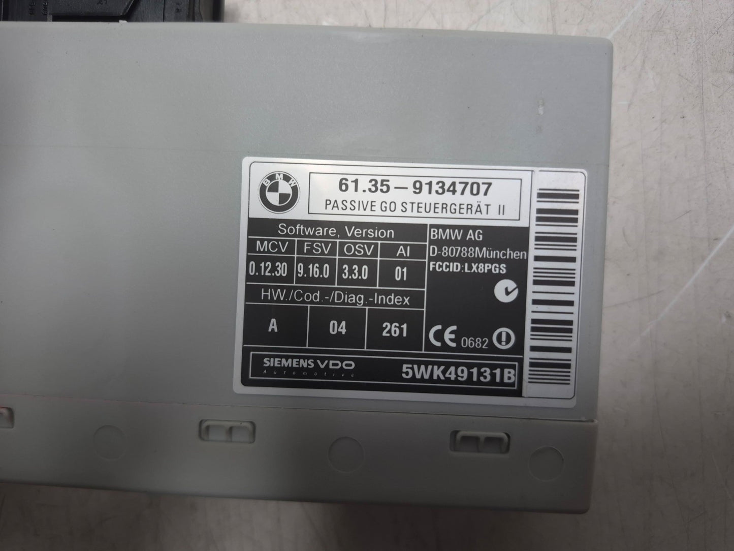 2008 BMW X6 E71 Keyless Entry Passive Theft Locking Control Module OEM