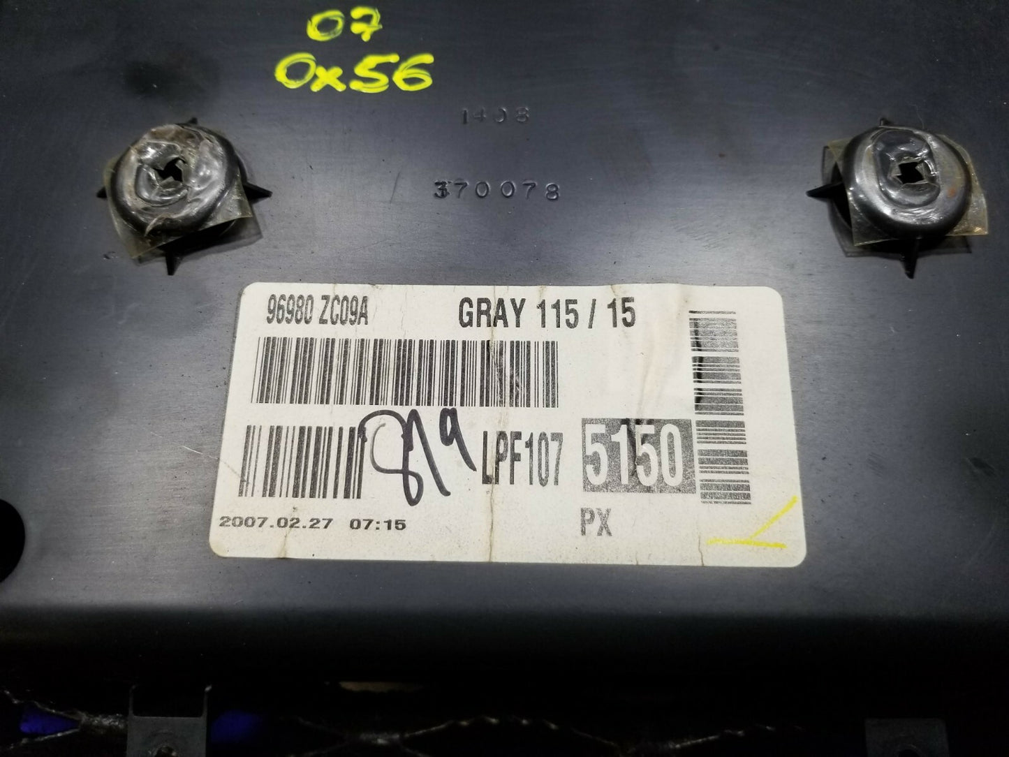 2007 Infiniti Qx56 Roof Information Gps Tv Display Screen OEM