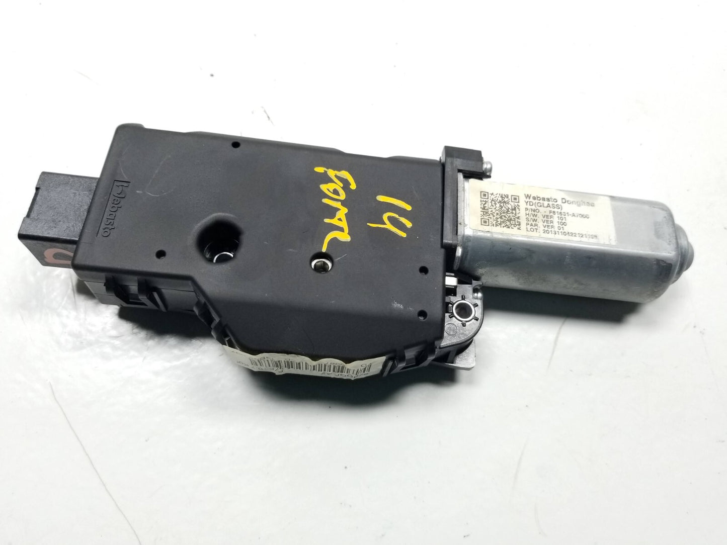 2014 Kia Forte Sunroof Sun Roof Motor OEM