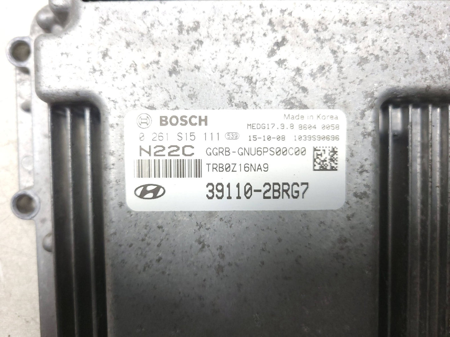 2012-2017 Hyundai Accent Engine Control Module Ecu OEM 39110-2brg7
