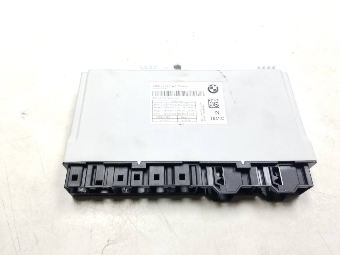2013 - 2018 BMW 330xi F30 Side Seat Memory Control Module Driver Side Left OEM