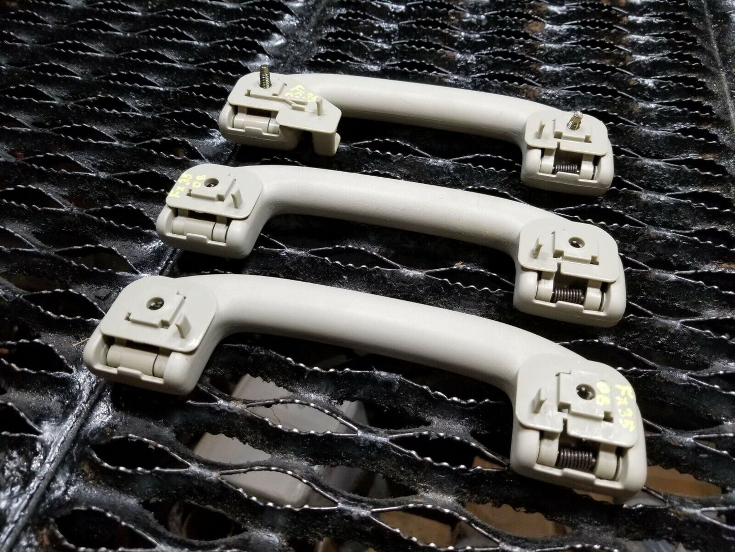 06 07 08 Infiniti Fx35 Roof Handle Grab 3pcs OEM