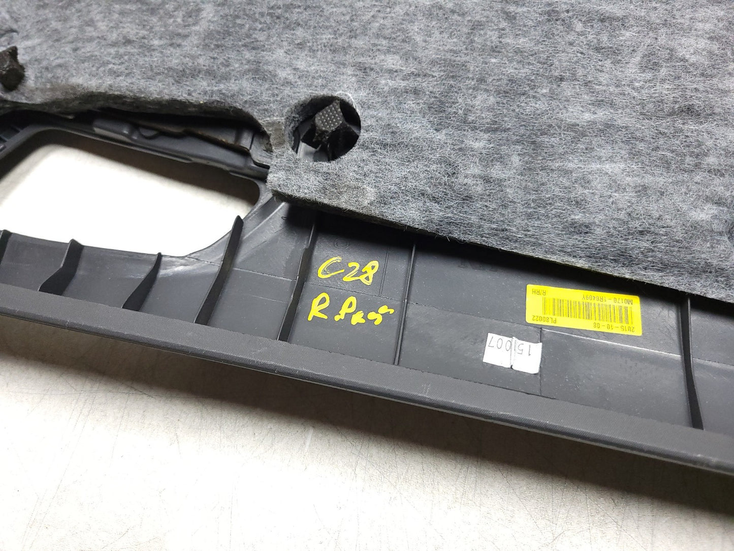 12-17 Hyundai Accent Sedan Door Panel Trim Rear Passenger Side Right OEM