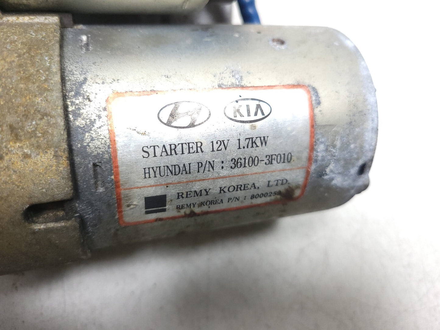 09-12 Hyundai Genesis Starter Motor 36100-3f010 4.6l