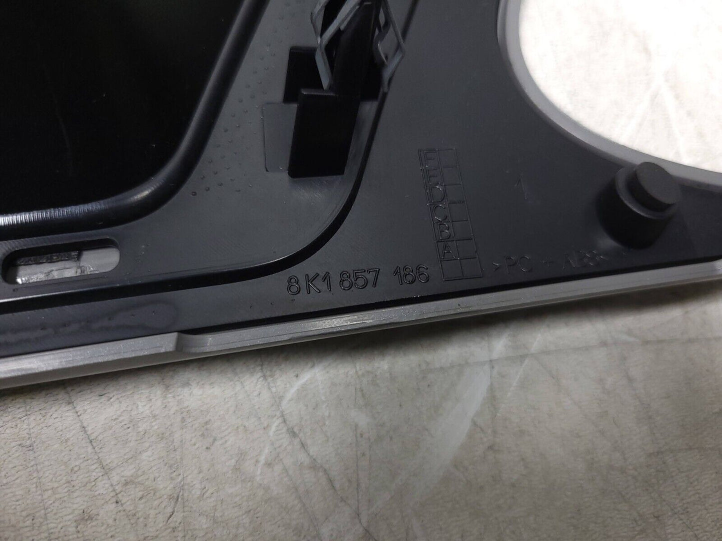 2009 - 2012 Audi A4 S4 Center Dash Display Bezel Cover Trim OEM