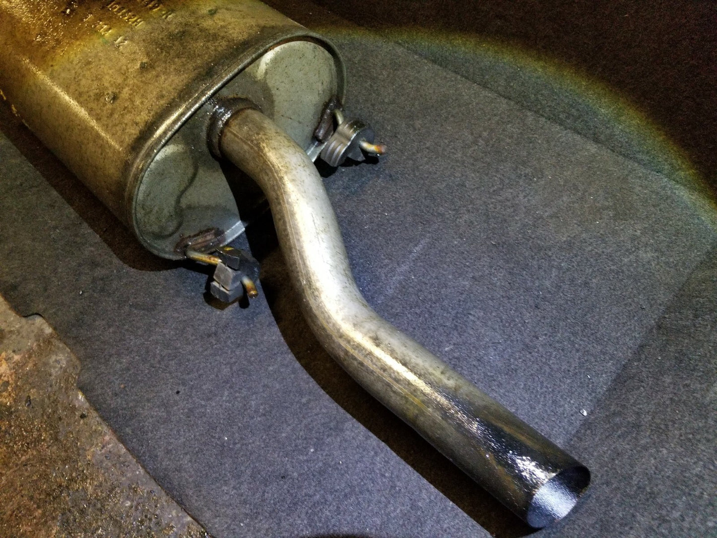 2013 Chevrolet Impala Rear Passenger Exhaust Muffler OEM