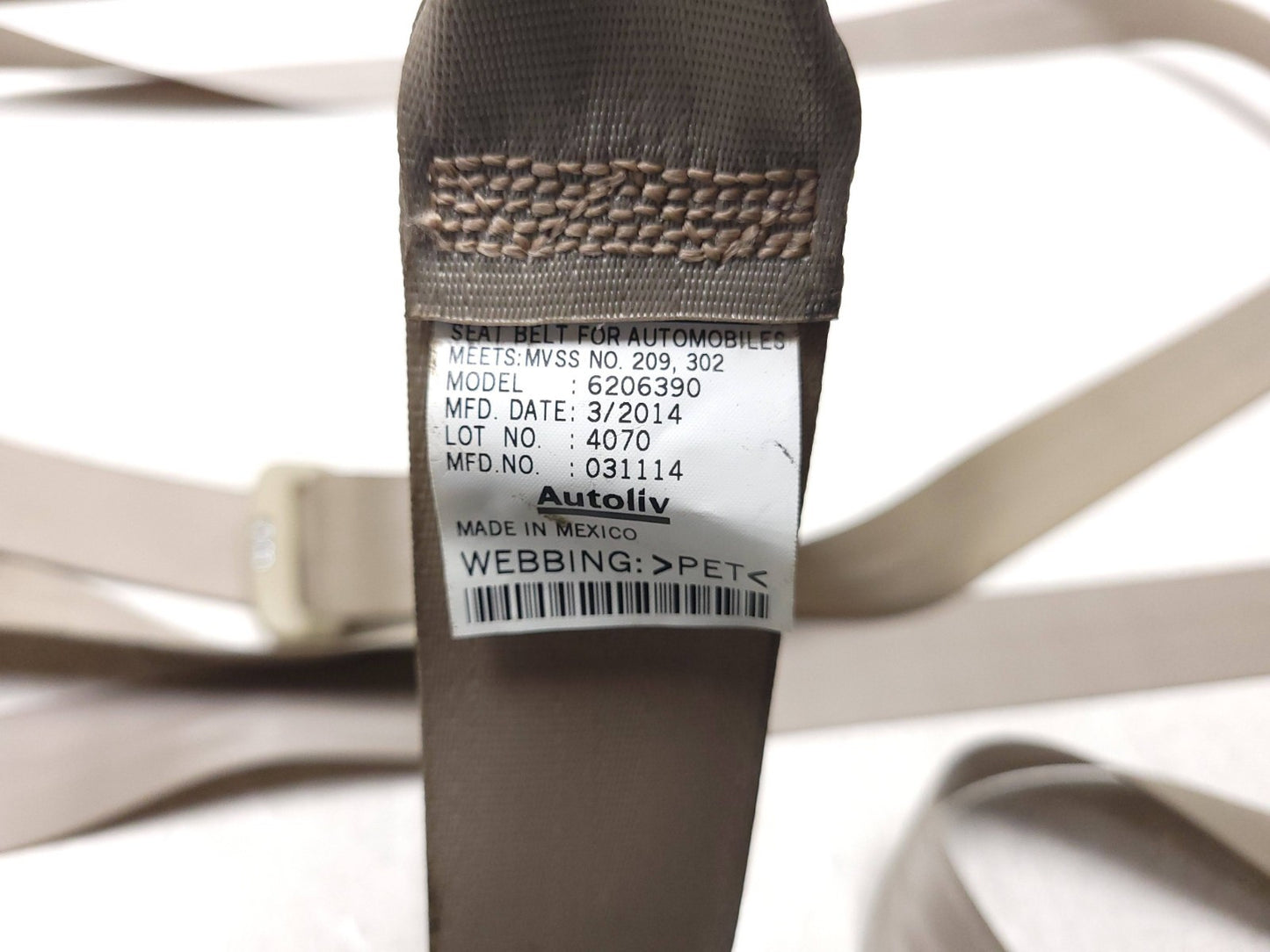 2014 Acura RDX Rear Seat Belt Retractor 3pcs OEM ✅