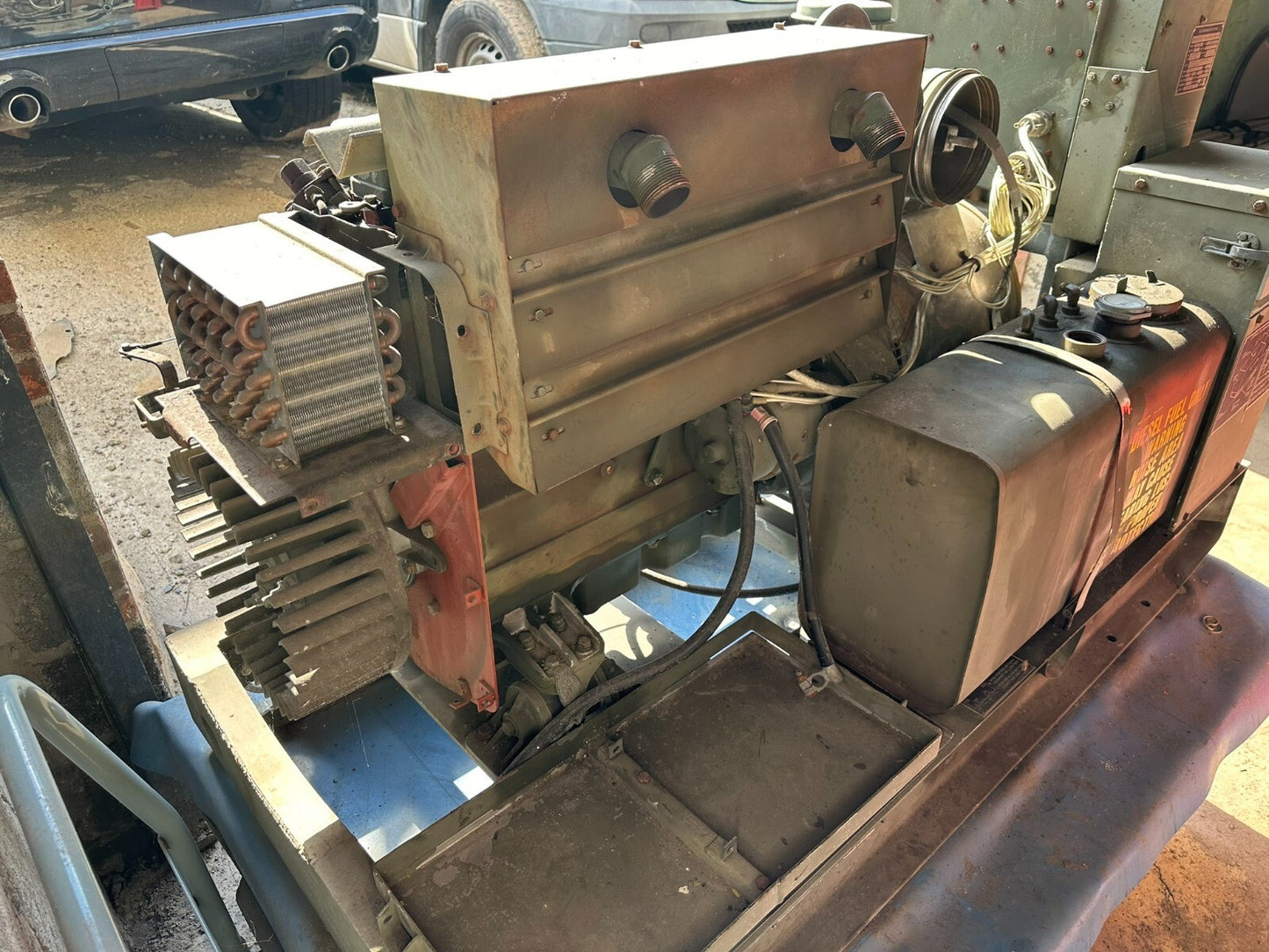 Diesel Generator Engine Mep-003a 10kw 60hz 6-hours Not Working.*need Fuel Line*