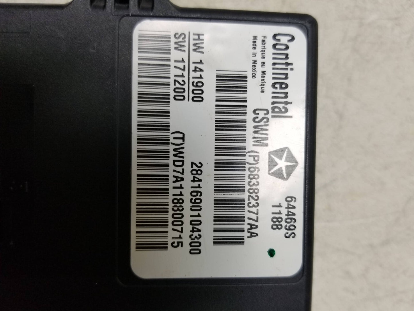 2018 Dodge Durango Front Passenger Seat Heating Control Module OEM