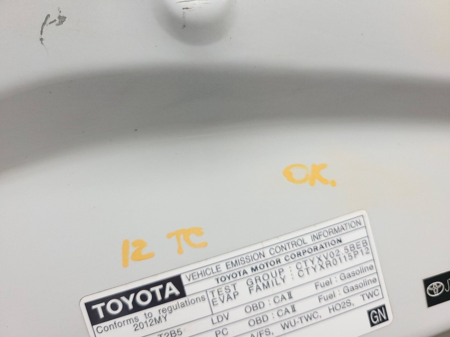 11 12 13 Scion Tc Hood Bonnet OEM ✅