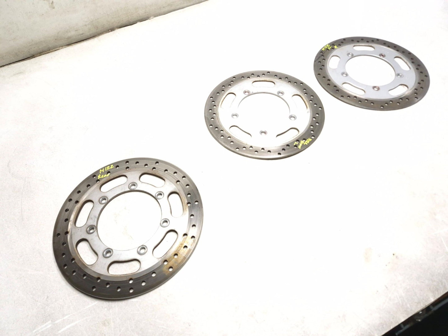 2003 Kawasaki Vulcan Vn1600 Front & Rear Brake Disc 3 Pcs OEM