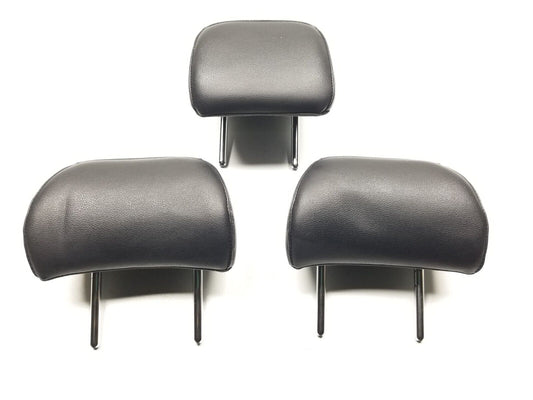 14 15 16 Kia Forte Rear Seat Headrest 3pcs Black Leather OEM 73k Miles