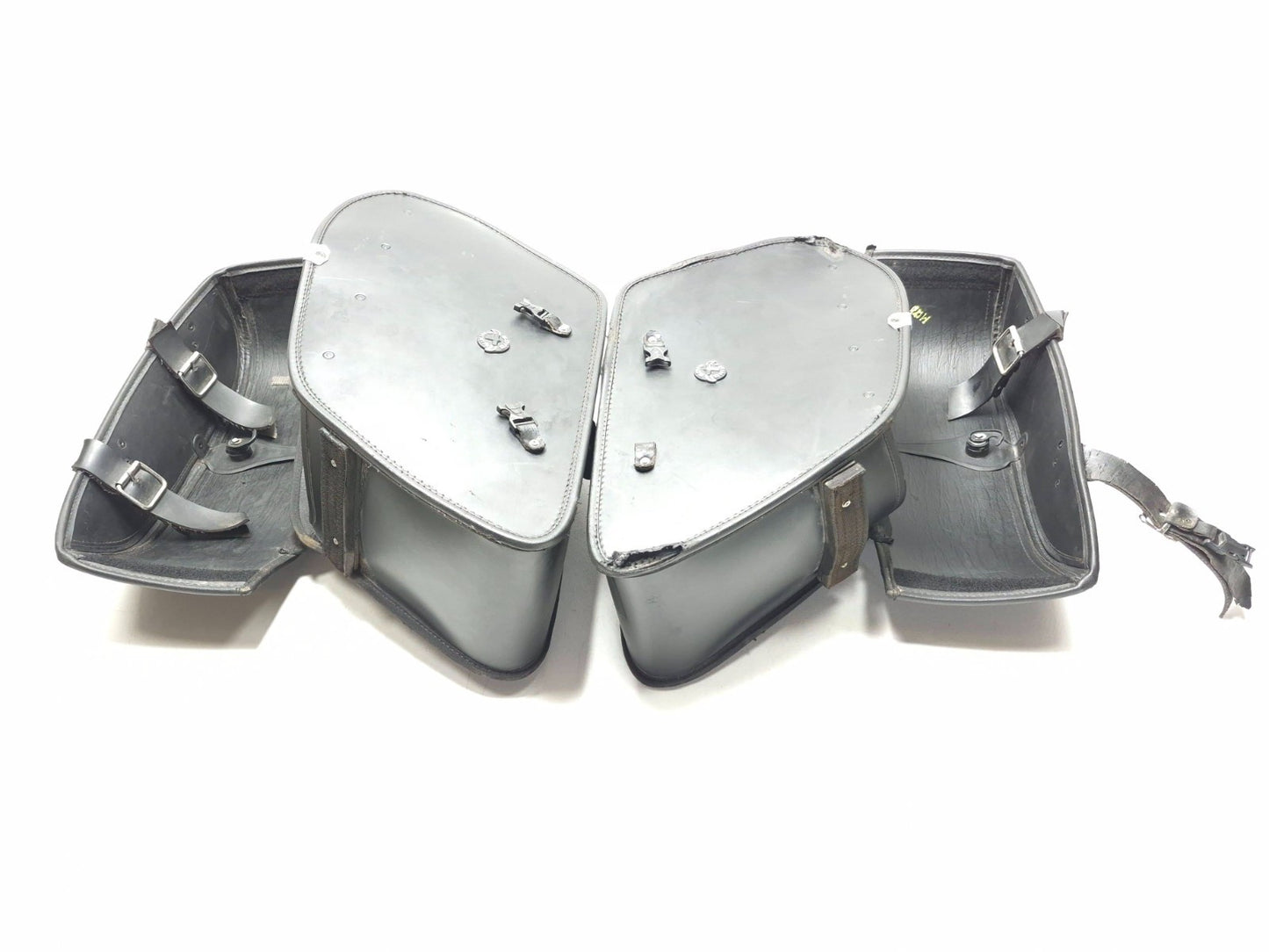 Viking Bags Leather Saddlebags Harley Dyna Fat Bob Fxdf 2008-2017 Hard Mount OEM
