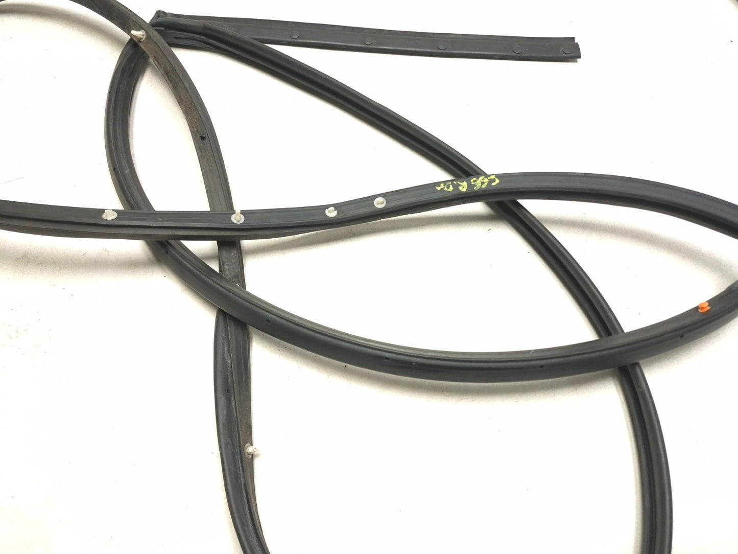 2012 Hyundai Sonata Rear Door Weatherstrip Seal & Molding Driver Side 4 Pcs OEM