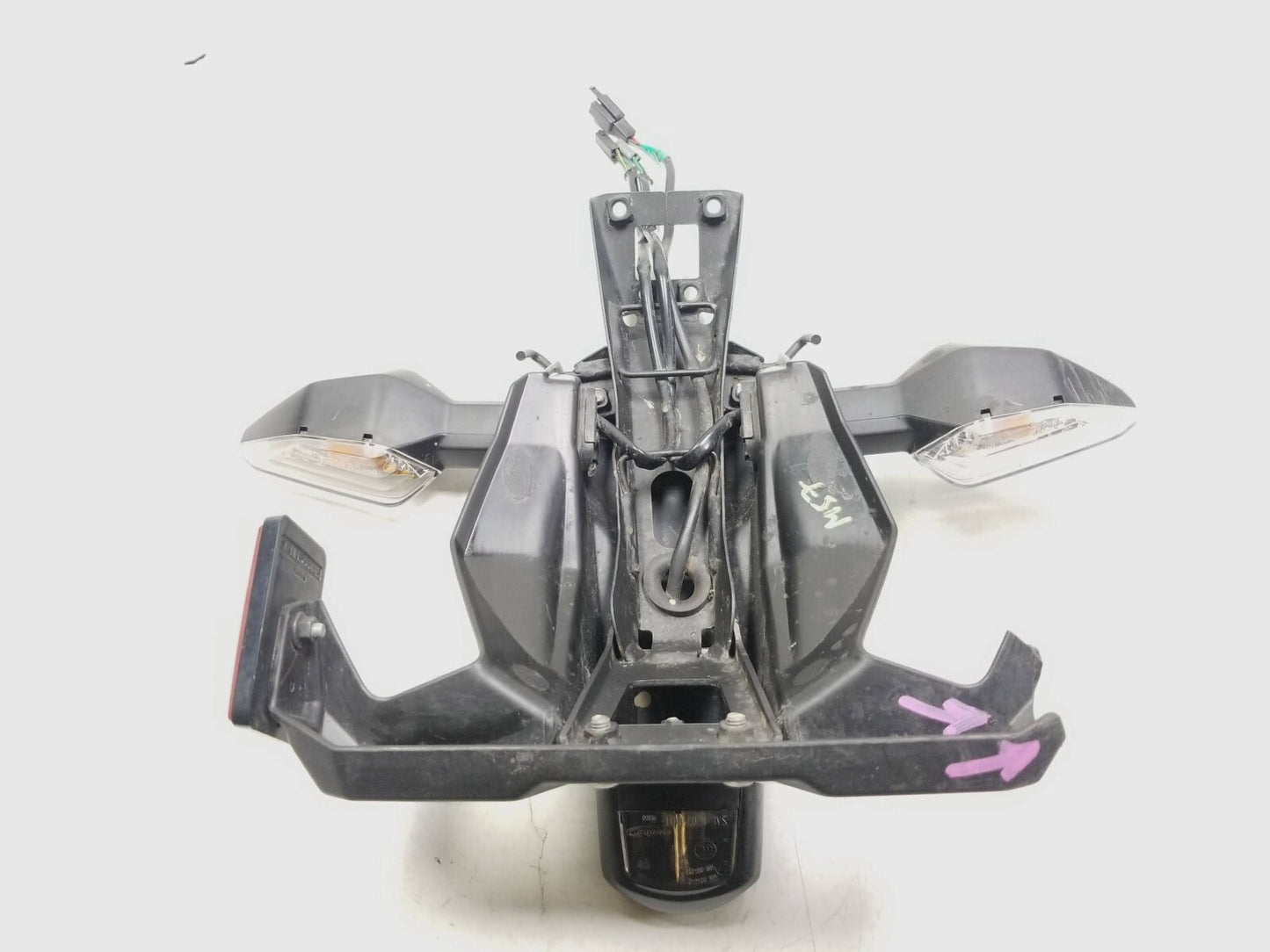 18 - 23 Kawasaki Ninja 400 Ex400 Tail Fairing License Holder & Turn Signal OEM