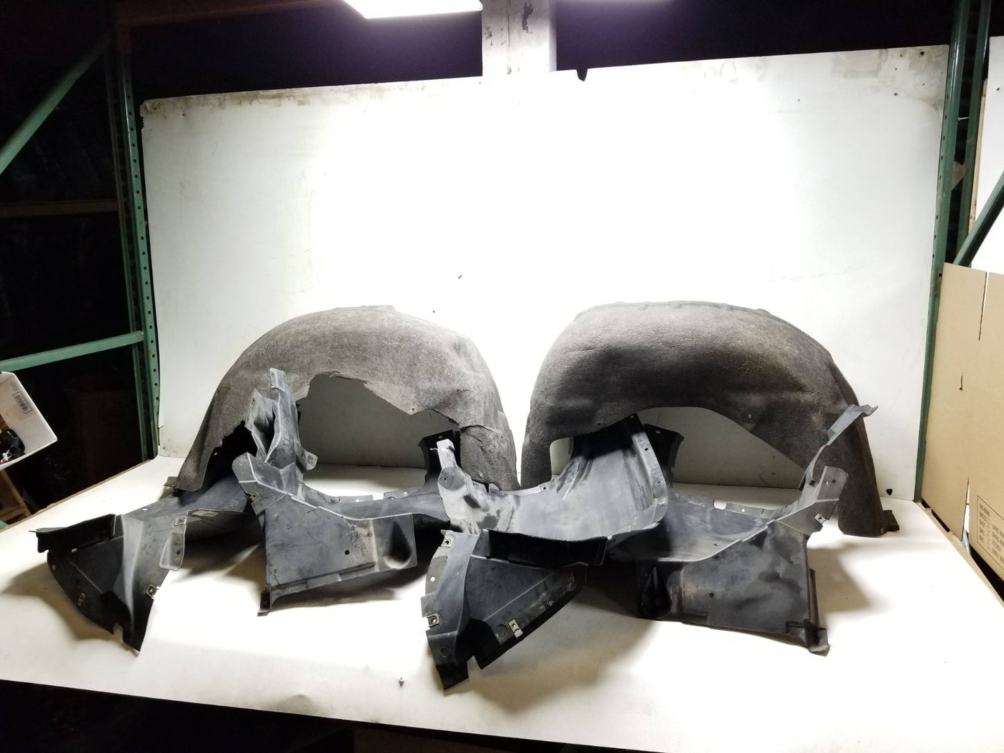 2007-2013 BMW X5 E70 Fender Liner Splash Front & Rear 4pcs OEM