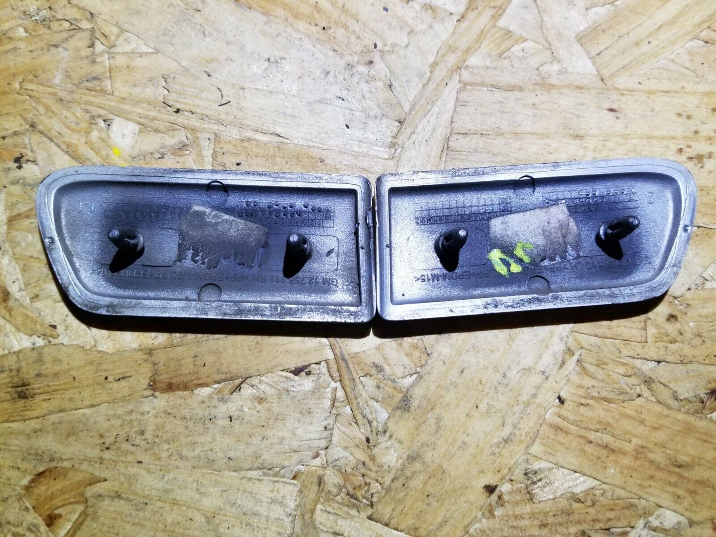 99-10 Saab 9-5 Aero Front Fender Molding Trim Strip Pair OEM