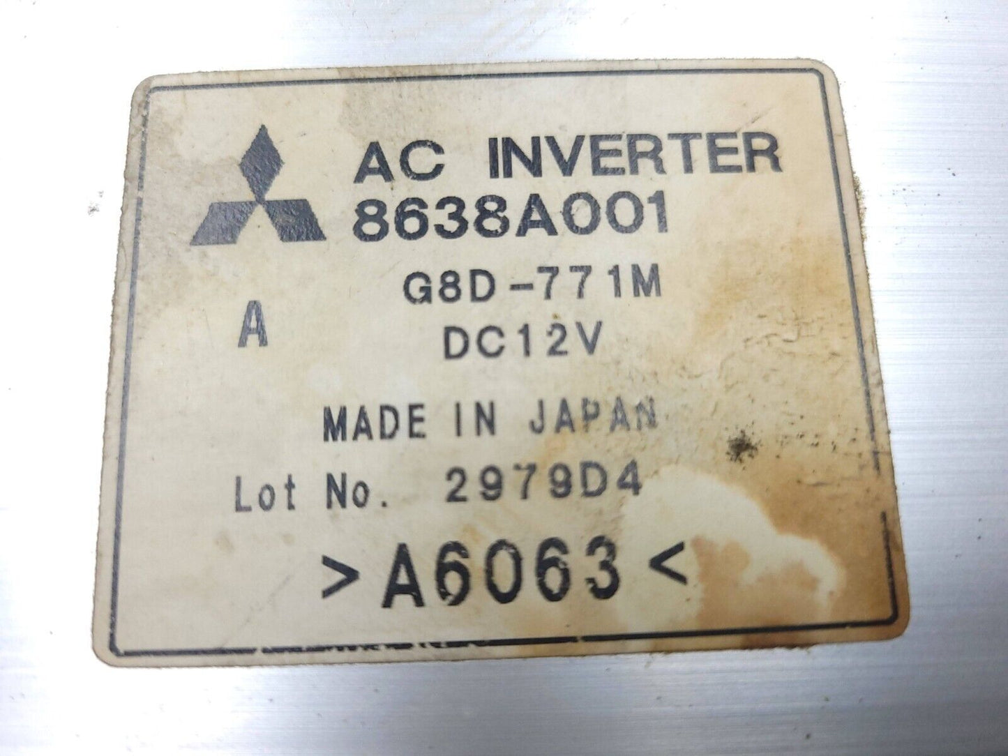 2007-2013 Mitsubishi Outlander Ac Inverter Control Module Computer  OEM