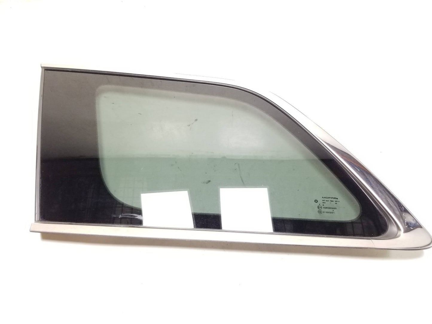 2012 Jeep Grand Cherokee Door Vent Window Glass Rear Driver Side Left OEM