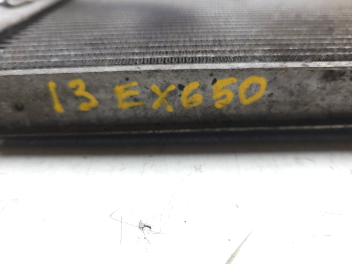 2012 - 2016 Kawasaki Ex650 Ninja 650 Coolant Water Radiator *broken 1 Tab*