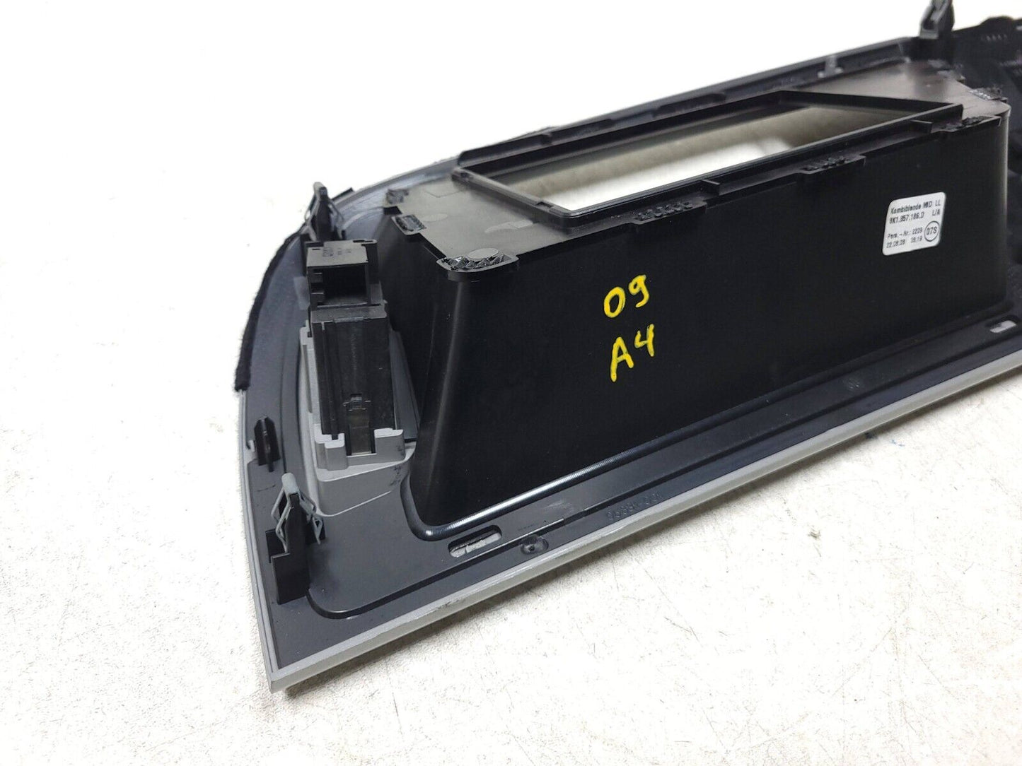 2009 - 2012 Audi A4 S4 Center Dash Display Bezel Cover Trim OEM