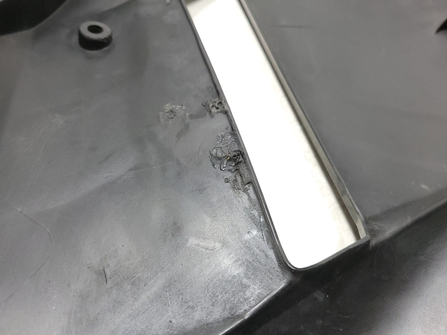 2007 Kawasaki Ninja Zx-6r Zx600 Left Lower Cowl Fairing Assy Black OEM