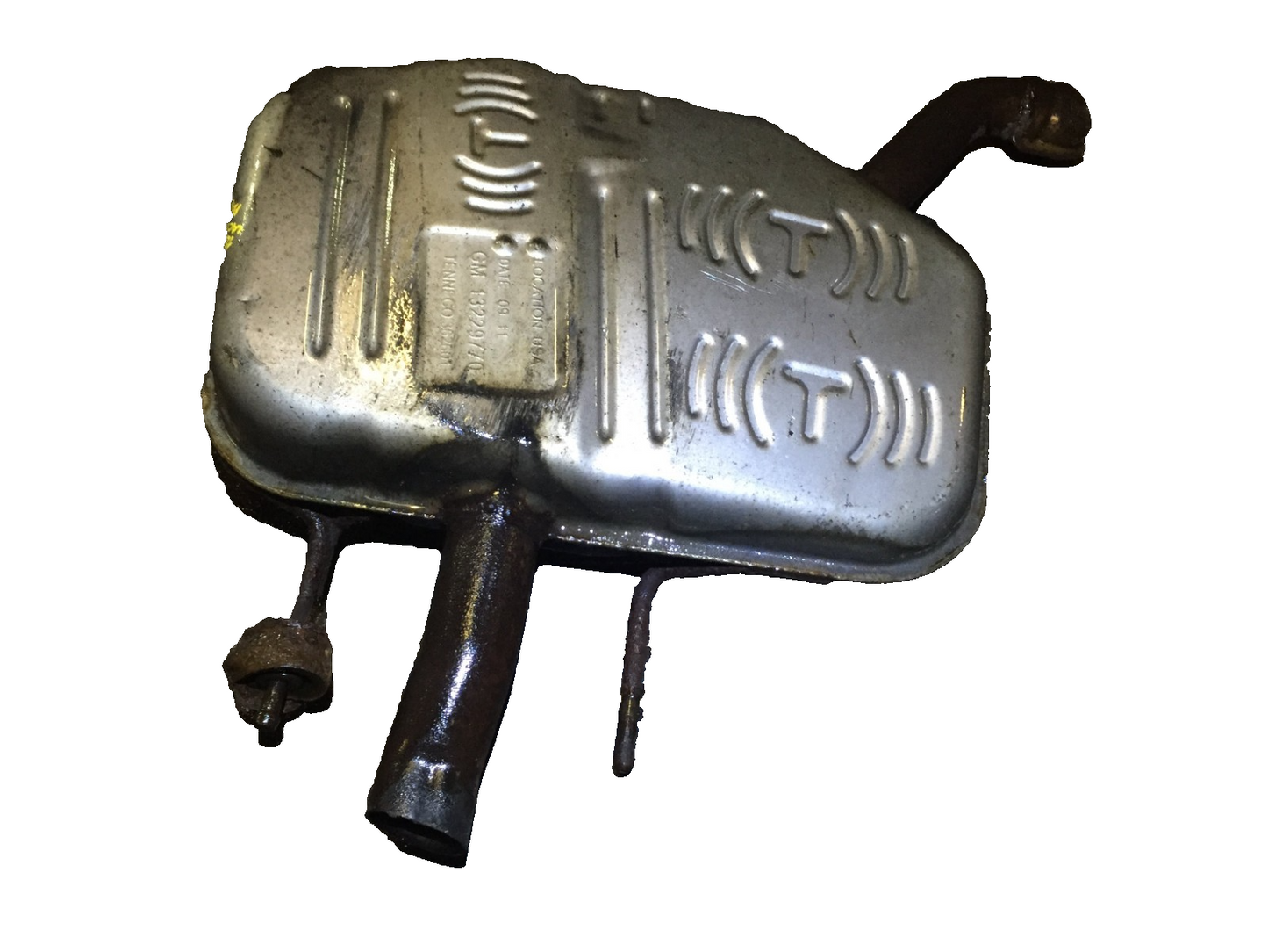 11 12 13 Buick Lacrosse 3.6l Exhaust Muffler Passenger Right Side 13229770 OEM