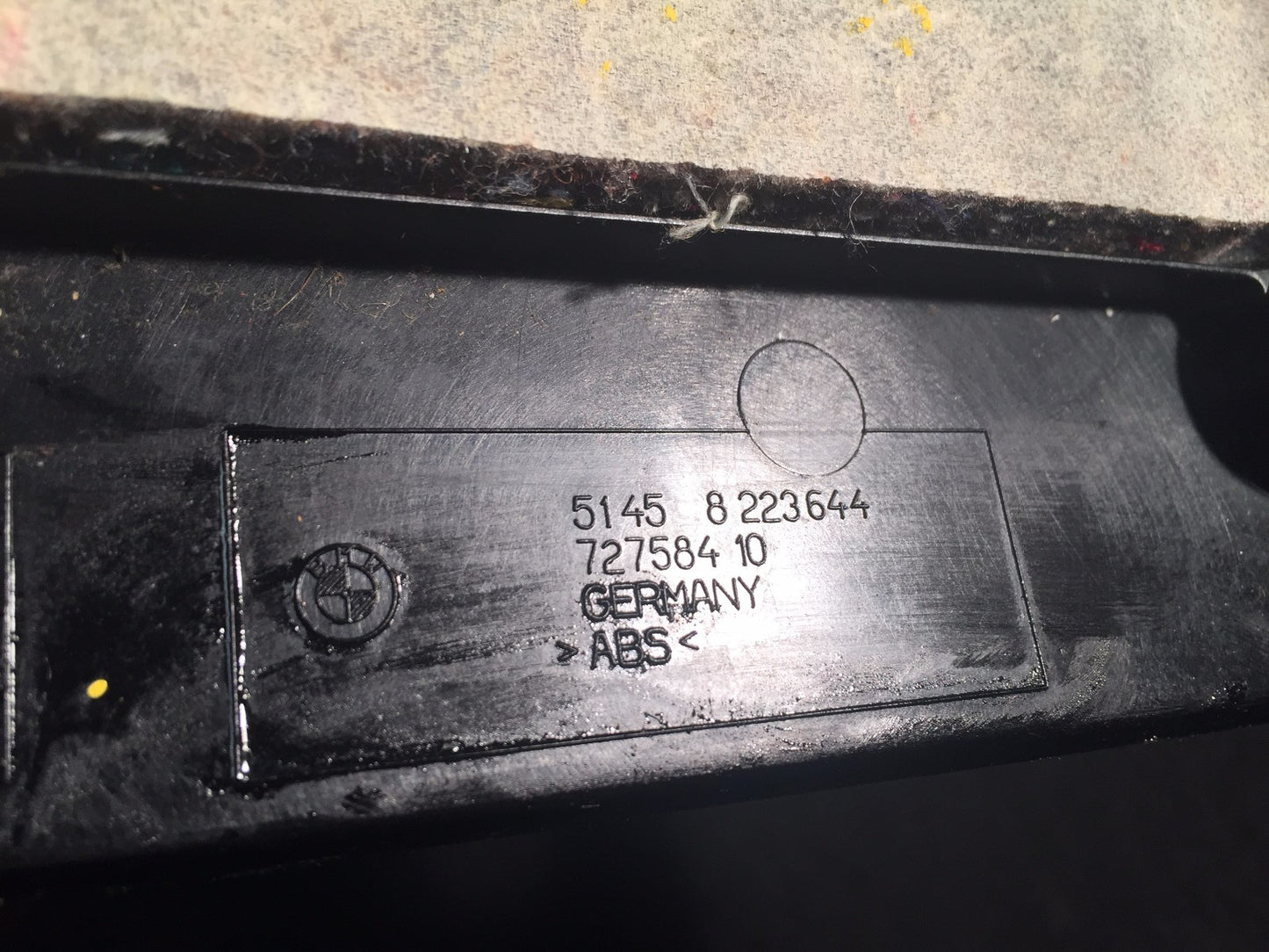 02 03 04 05 BMW 745i E65 Front Left Driver Side Underdash Cover Panel Trim OEM