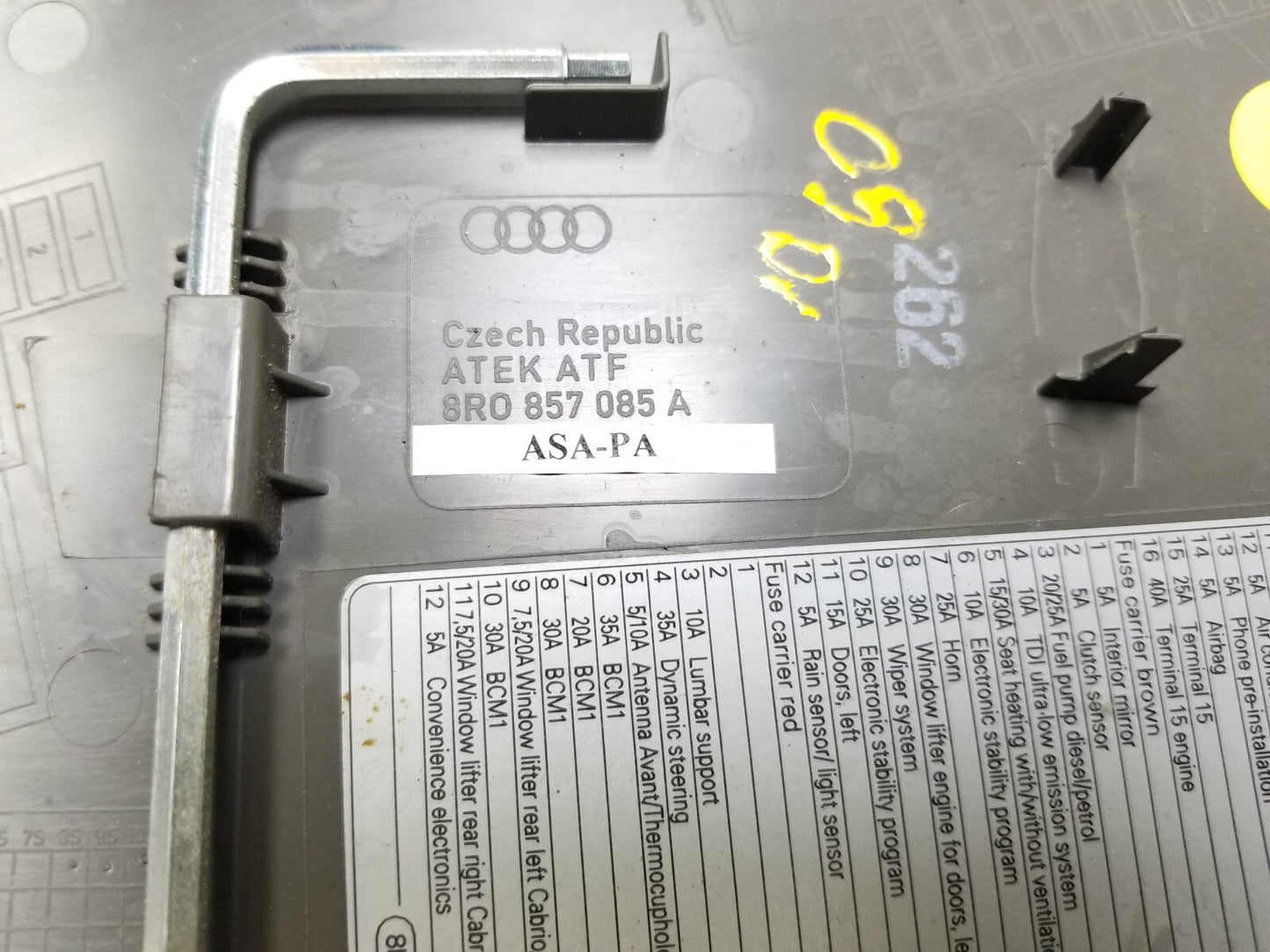2009 - 2017 Audi Q5 Dash End Cap Cover Trim Pair OEM
