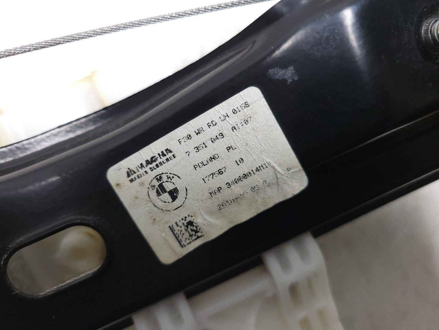 12-18 BMW 330xi F30 Door Window Regulator Motor Rear Driver Side OEM β
 76k