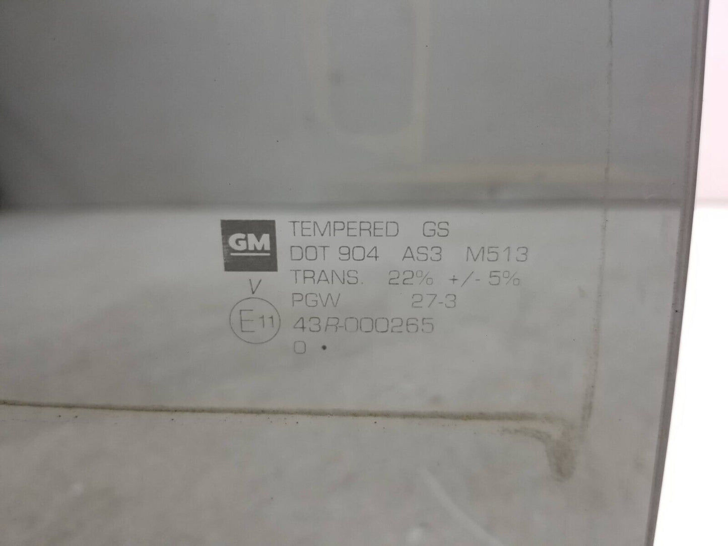10-15 Chevrolet Equinox Door Window Glass Rear Passenger Side Right OEM