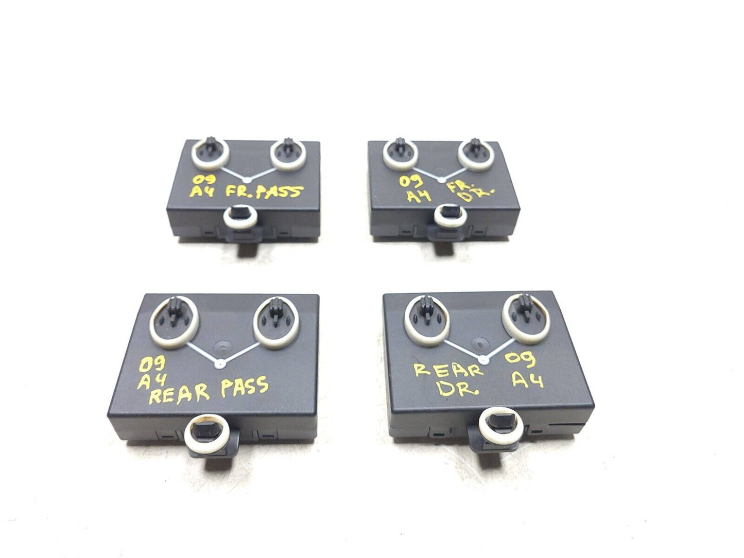 2009 - 2012 Audi A4 S4 Sedan Door Control Module Front & Rear 4pcs OEM