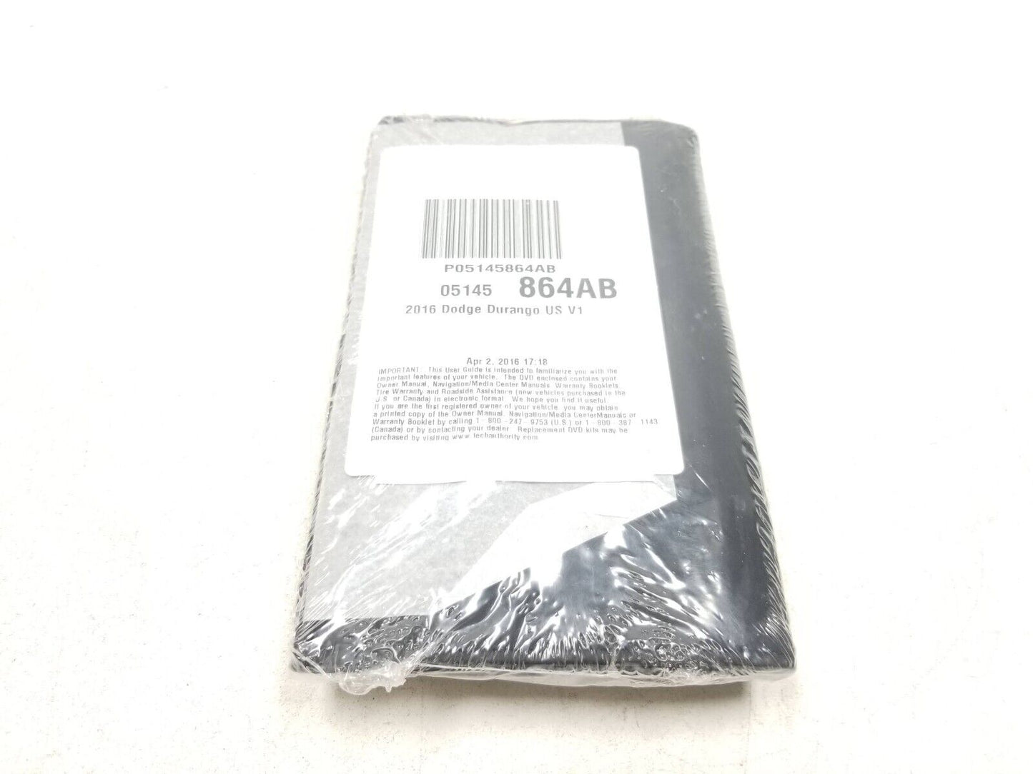 16 - 22 Dodge Durango Owner's Manual 05145864ab OEM