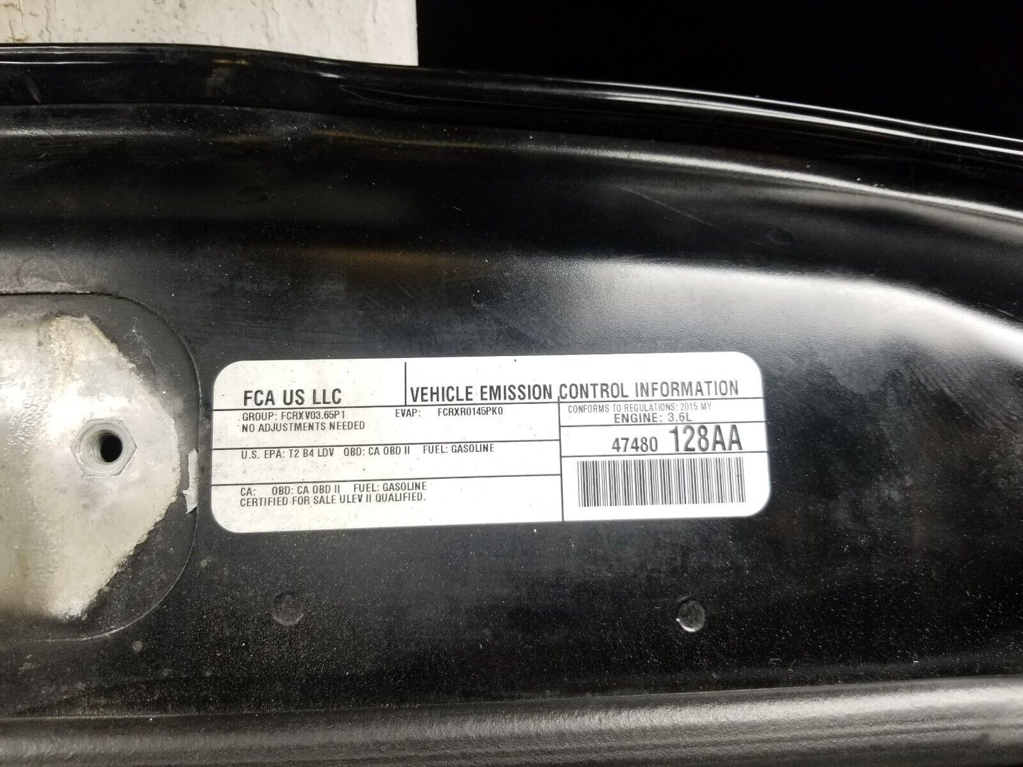 11 12 13 14 15 15 16 17 18 19 20 Chrysler 300 300s Hood Bonnet Paint: Px8 ā