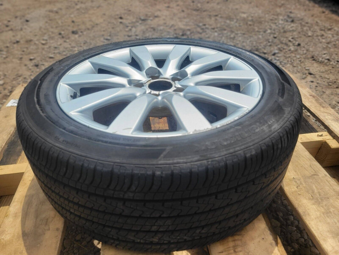 06-09 Audi A4 Wheel Rim W/ Tire Hankook Mavis 245/45r17 OEM