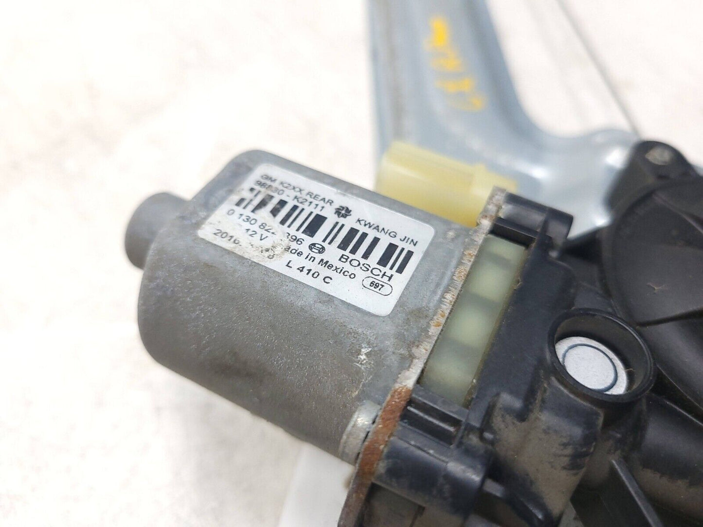 14-19 Chevrolet Silverado 1500 Window Regulator & Motor Rear Passenger Side OEM