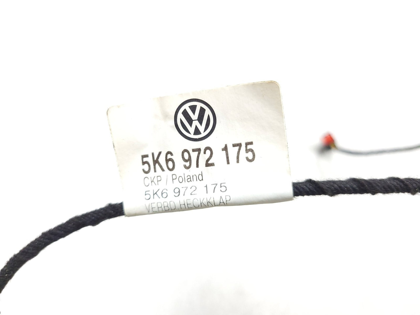 2012 - 2014 VW Golf GTI Trunk Liftgate Wire Harness OEM