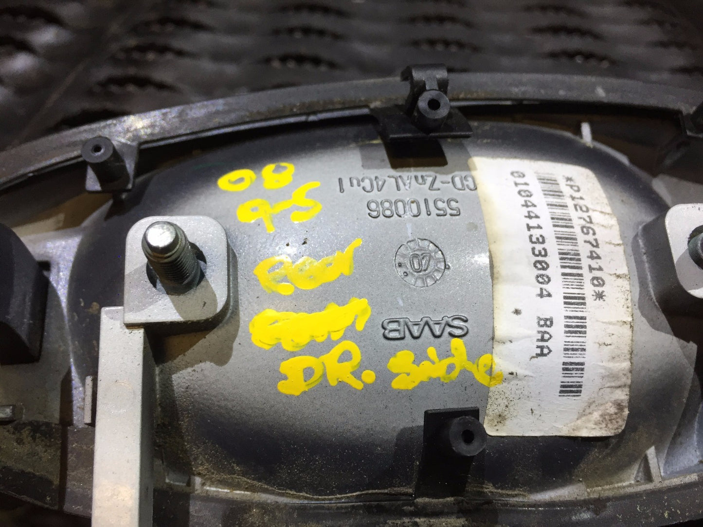 2008 Saab 9-5 95 Door Handle Rear Left Driver Side OEM
