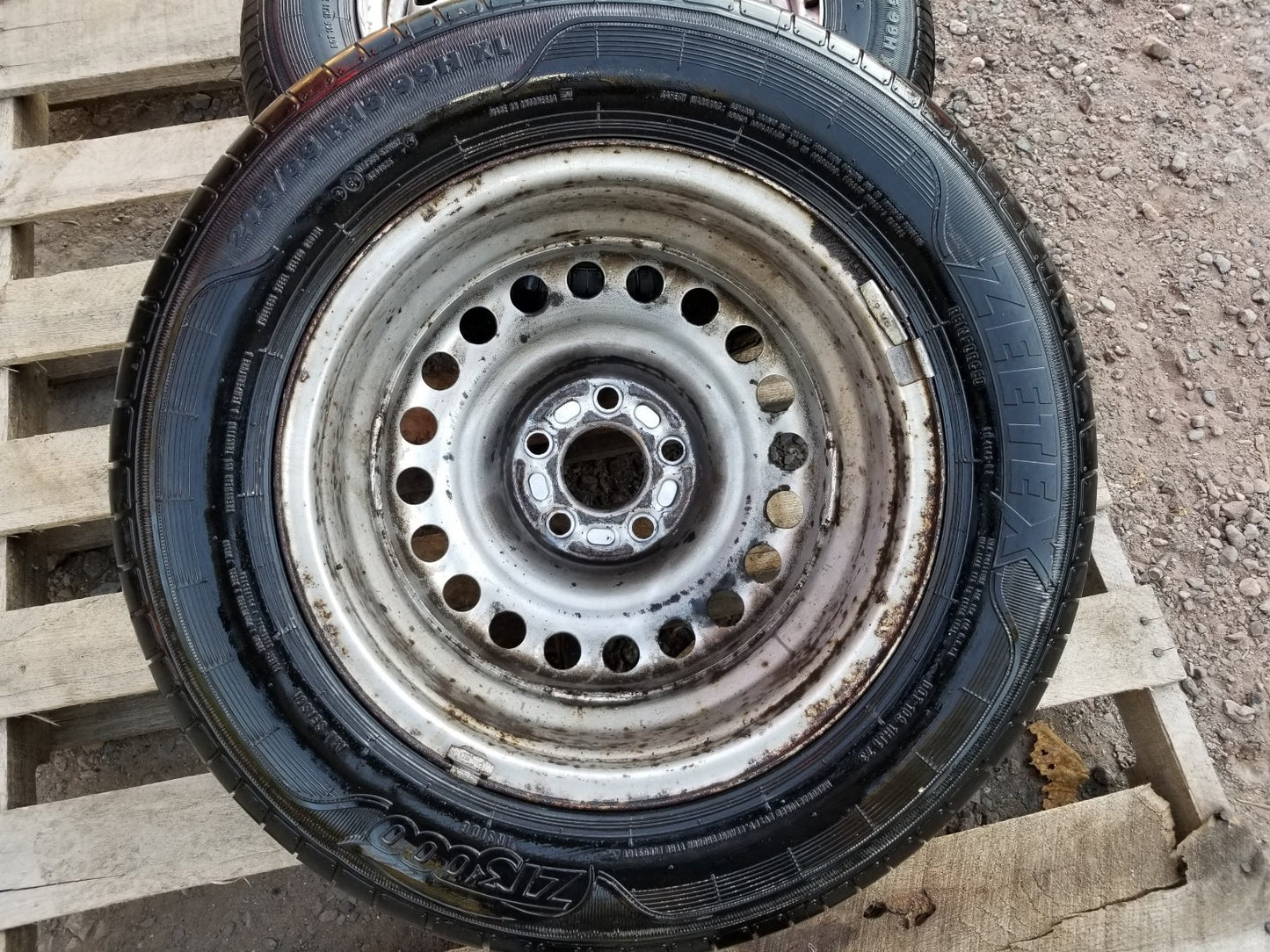 2012 Ford Transit Connect Steel Wheel Rim W/ Tire 205/65r15 Pair OEM ✅