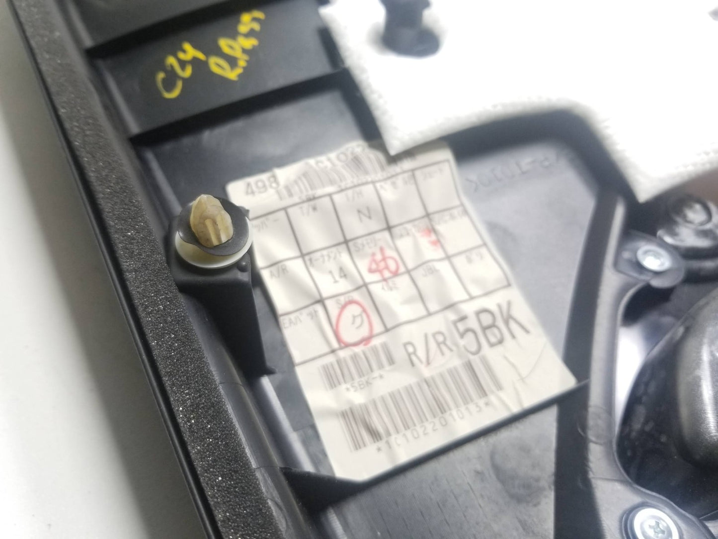 11-17 Lexus CT200h Rear Door Panel Trim Passenger Side Right OEM