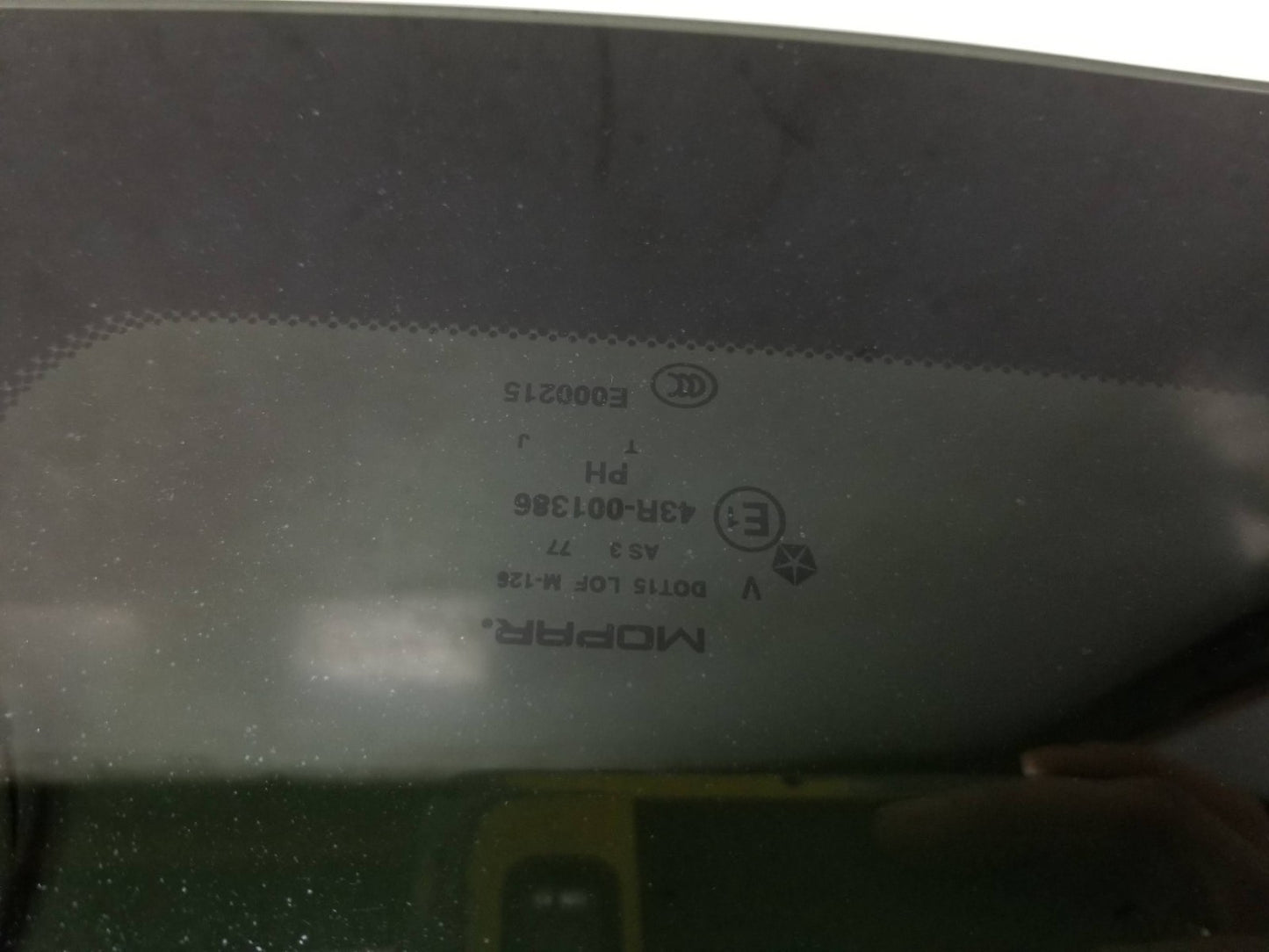 2012 Jeep Grand Cherokee Rear Hatch Liftgate Window Glass OEM