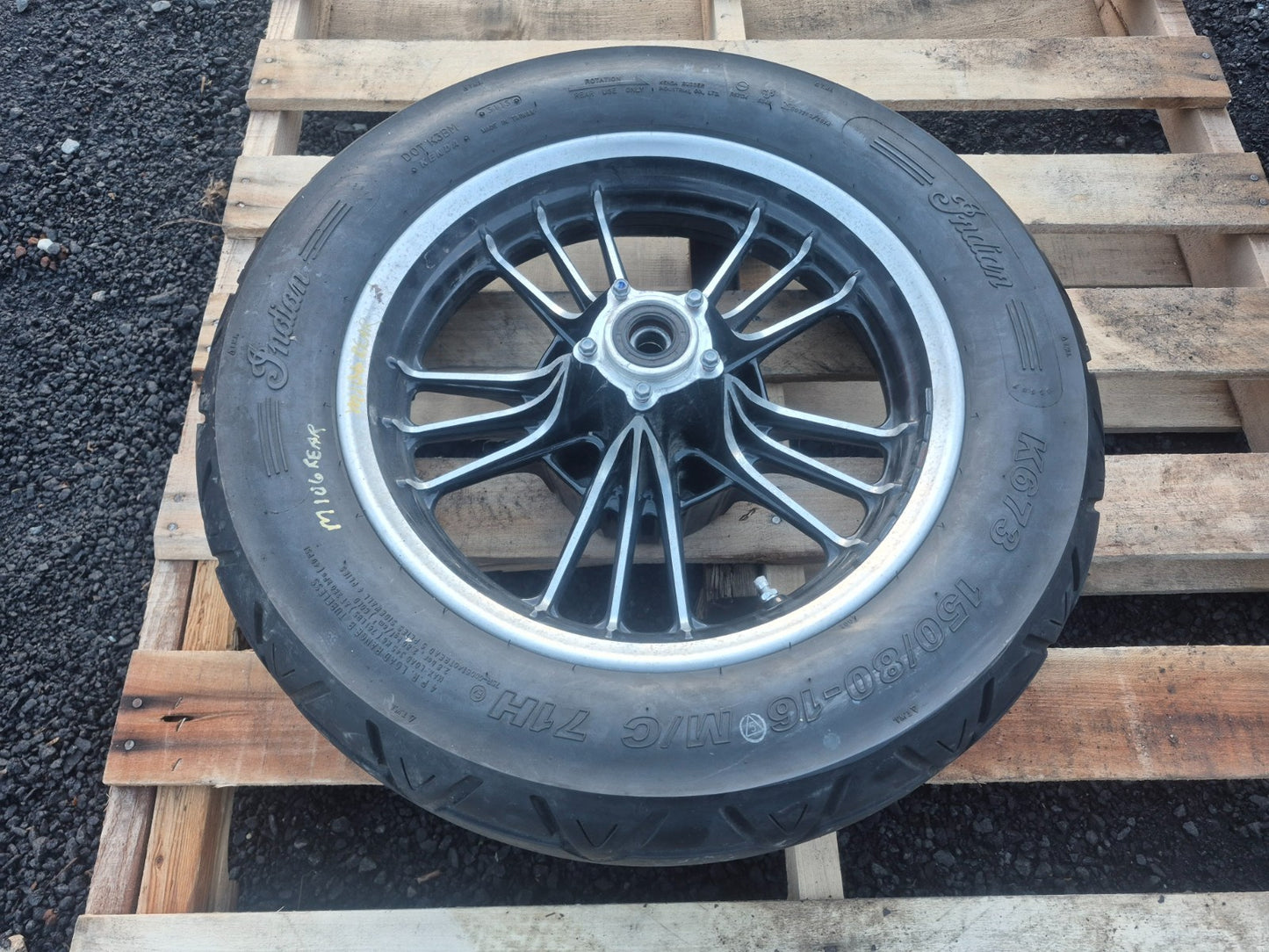 2017 Indian Scout Rear Wheel Rim & Tire 150/80-16 OEM