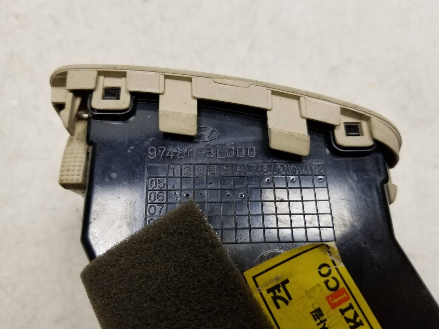 06 - 10 Hyundai Azera Dash Air Vent 3pcs  OEM