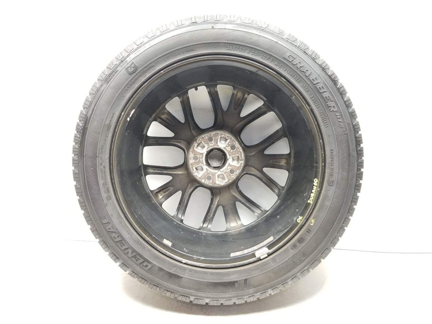 2016 - 2022 Dodge Durango Wheel Rim W/ Tire 265/50r20 7.2/32" OEM 1xc19trmaa