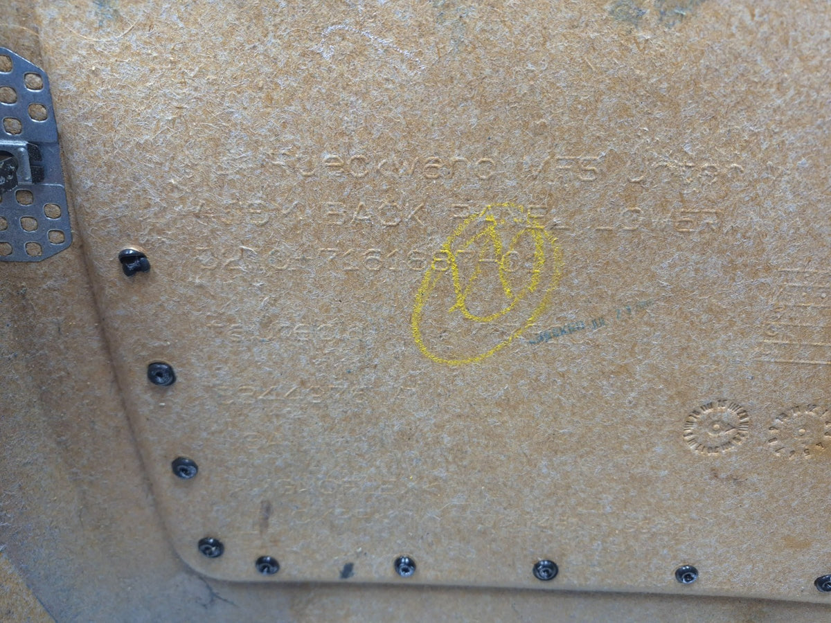 2009 BMW X6 Xdrive50i Front Seat Lower Back Panel Left Driver Side OEM