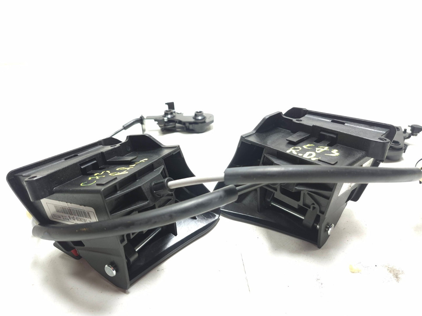 2019 Tesla Model 3 Rear Seat Back Release Handle Left & Right Pair OEM